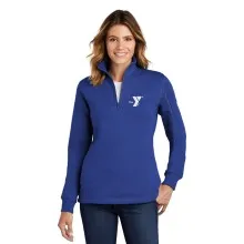 Ladie's 1/4-Zip Sweatshirt (Our Best Ladies 1/4 Zip Swt) - Screen Print