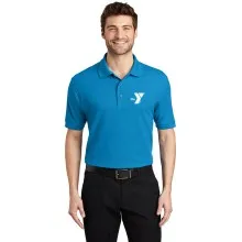 Mens Silk Touch™ Polo - EMBROIDERED LOGO