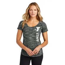 Ladies OGIO ENDURANCE Ladies Verge Scoop Neck - (Vert Staff or Y Logo w/ Personal Trainer Back)  Screen Print